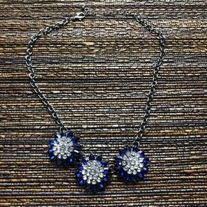 torrid Jewelry - Torrid Blue Silver Flower Necklace torrid Jewelry - Torrid Blue Silver Flower Necklace